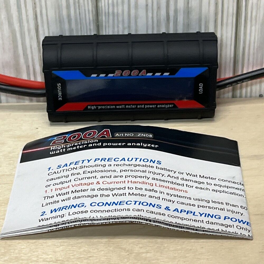 200A High Precision Power Analyzer Watt Meter Battery Consumption Performance